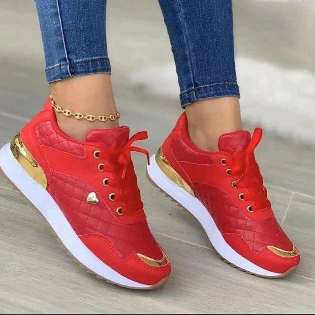 Paula ® I Damen Plateau Turnschuhe