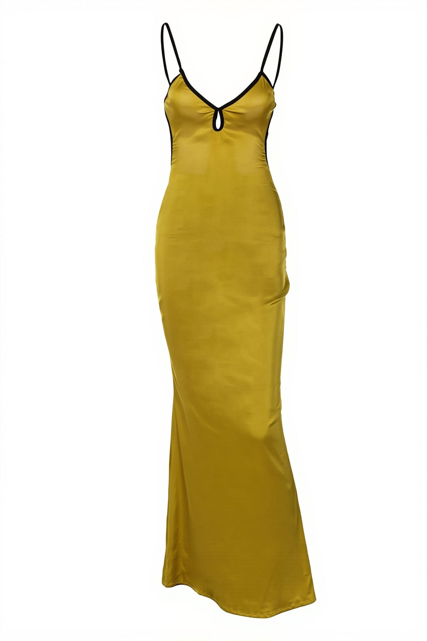 Damen Maxikleid als eleganter Partylook mit schlichtem, modernem Stil