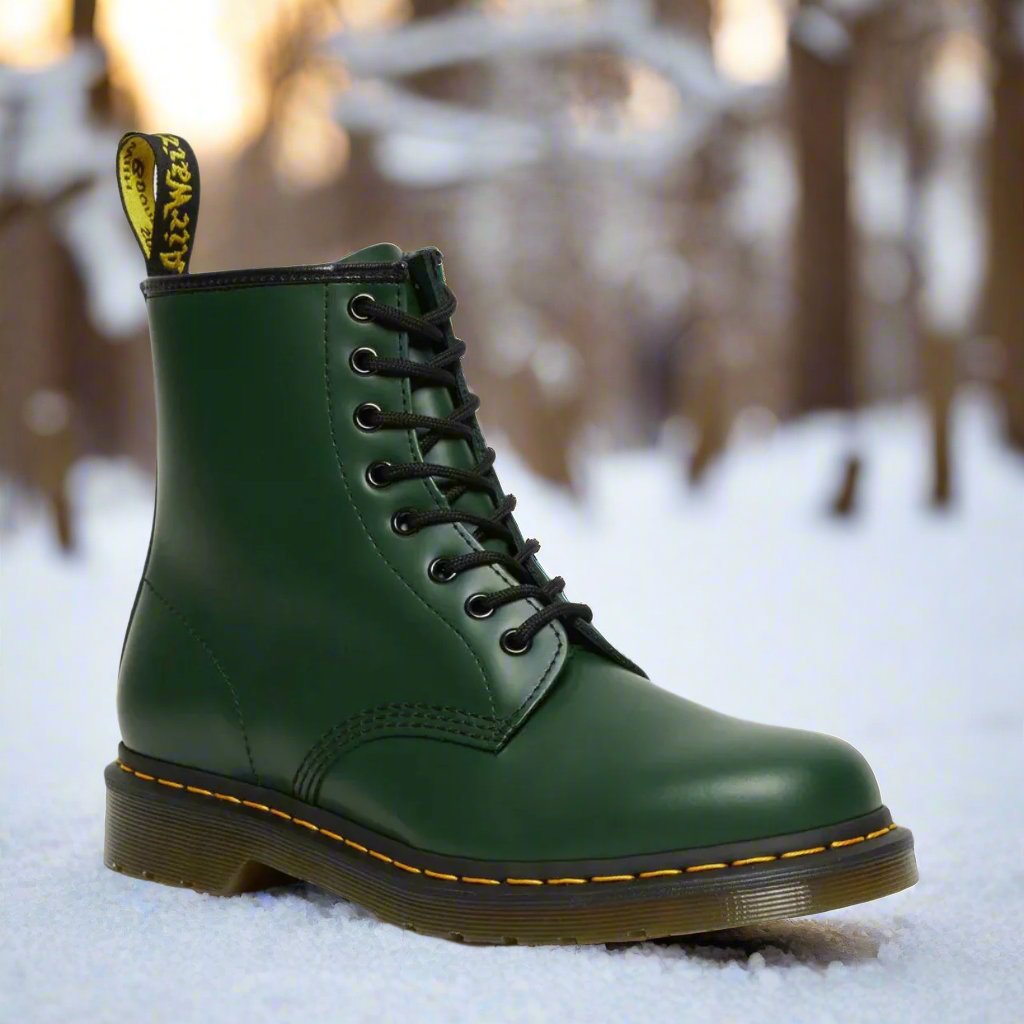 Klassische elegante Schnürstiefel aus Leder