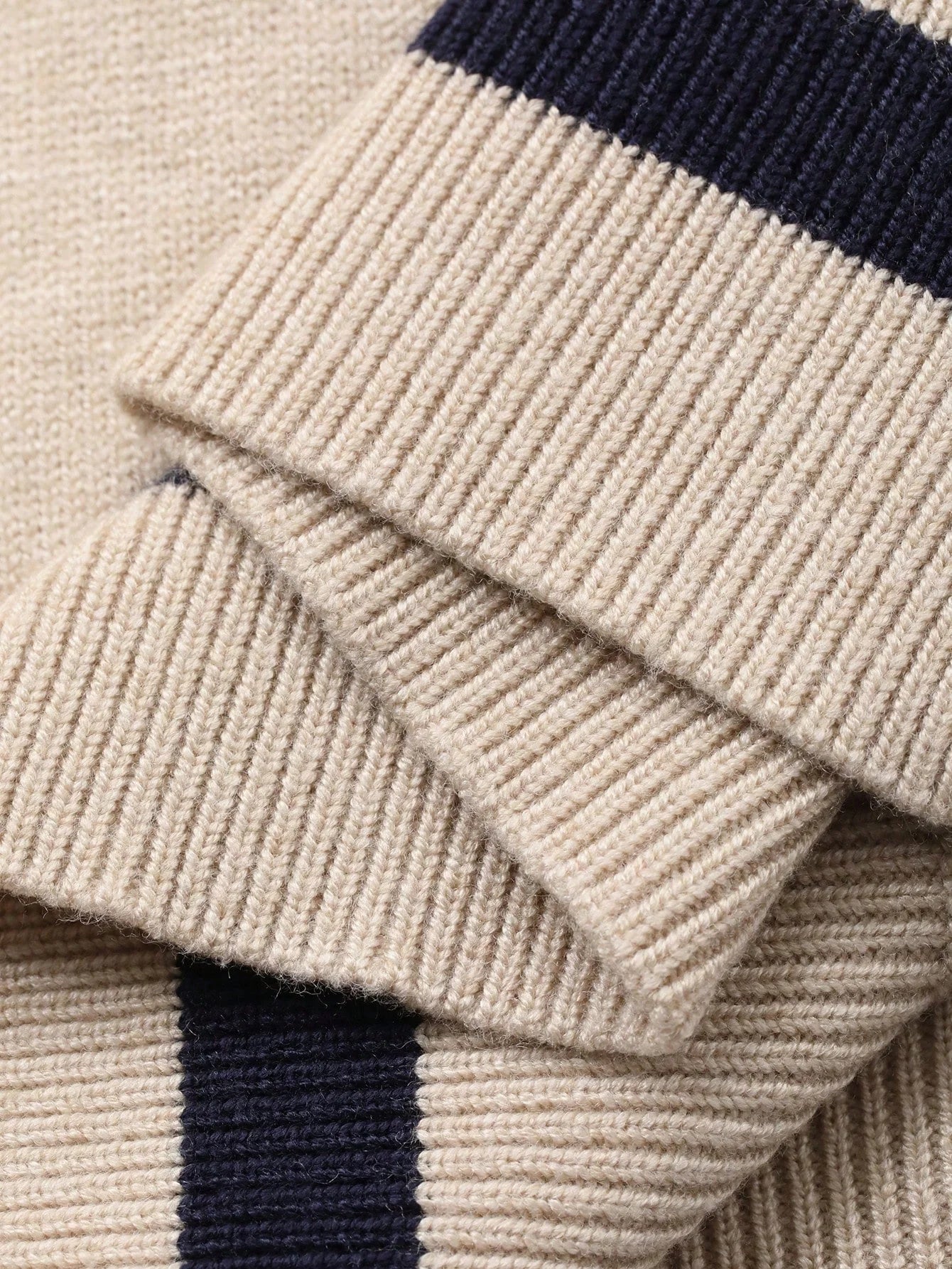 Damen Pullover mit Farbblock, schlanke Passform, Strick, Rollkragen