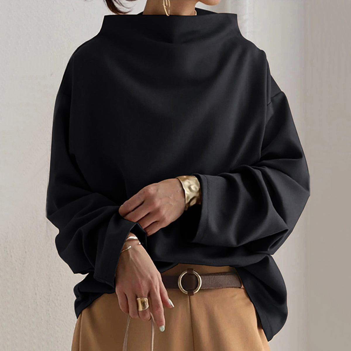 Gemütlicher Eleganter Strickpullover