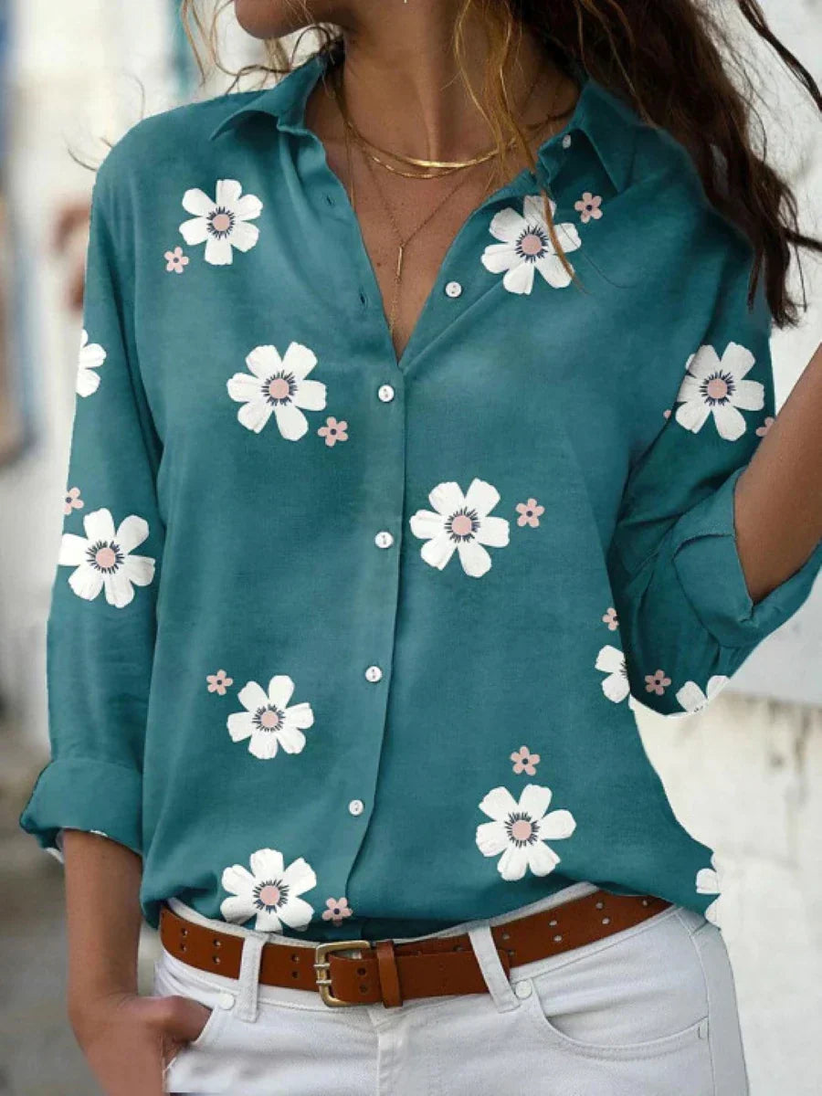 Bluse mit Blumenmuster für Damen