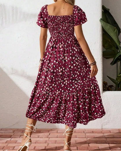 Damen Kleid in Midi-Länge mit femininem A-Linien-Schnitt