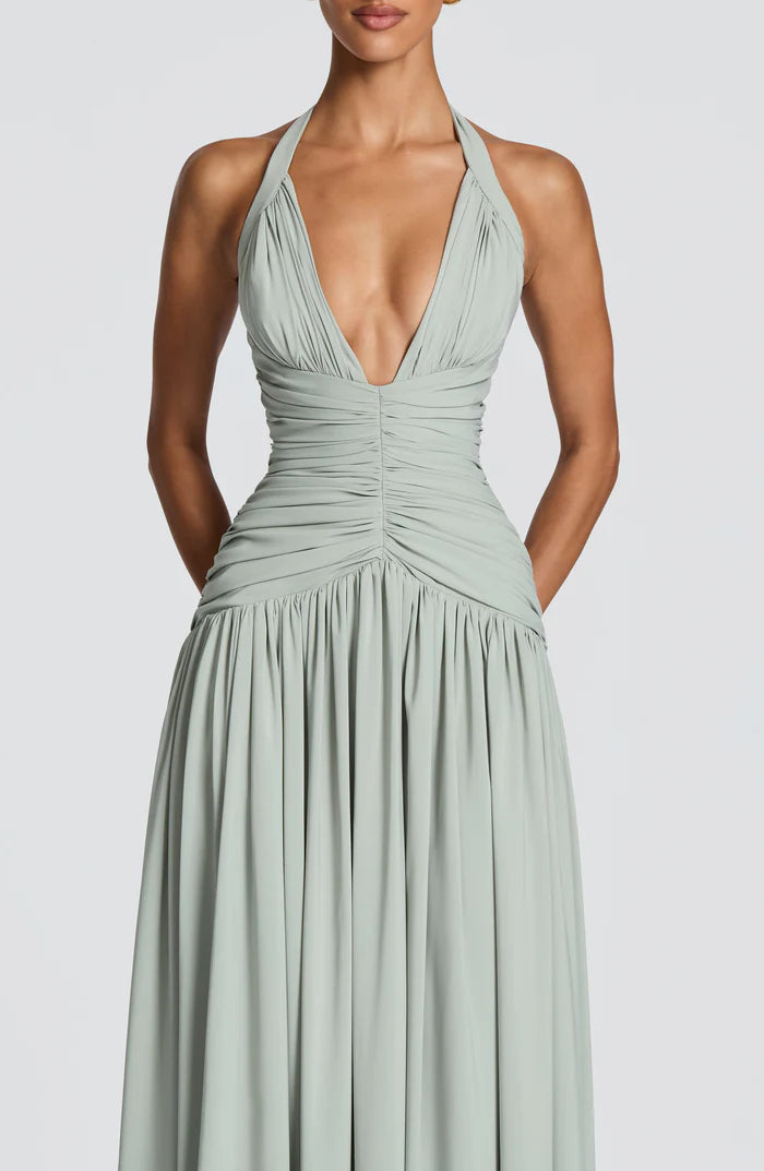 Amaris Damen Maxikleid