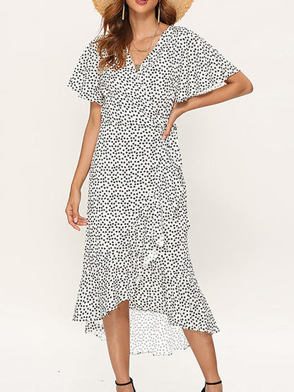 Maxikleid in Rosarot für Damen