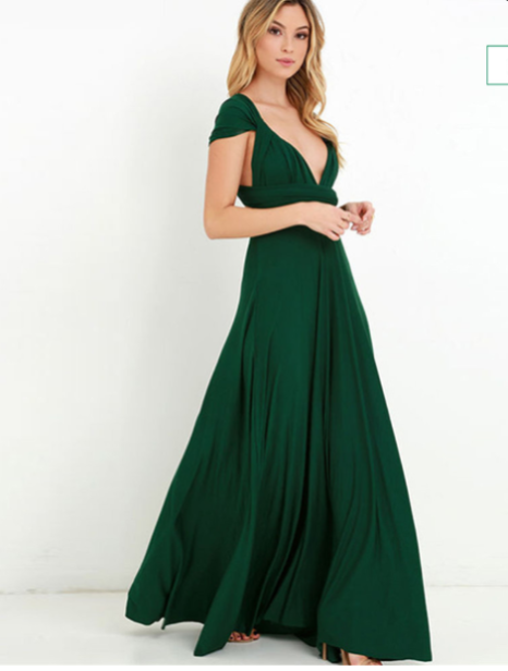 Multifunktionales Stretchwickelkleid für Damen