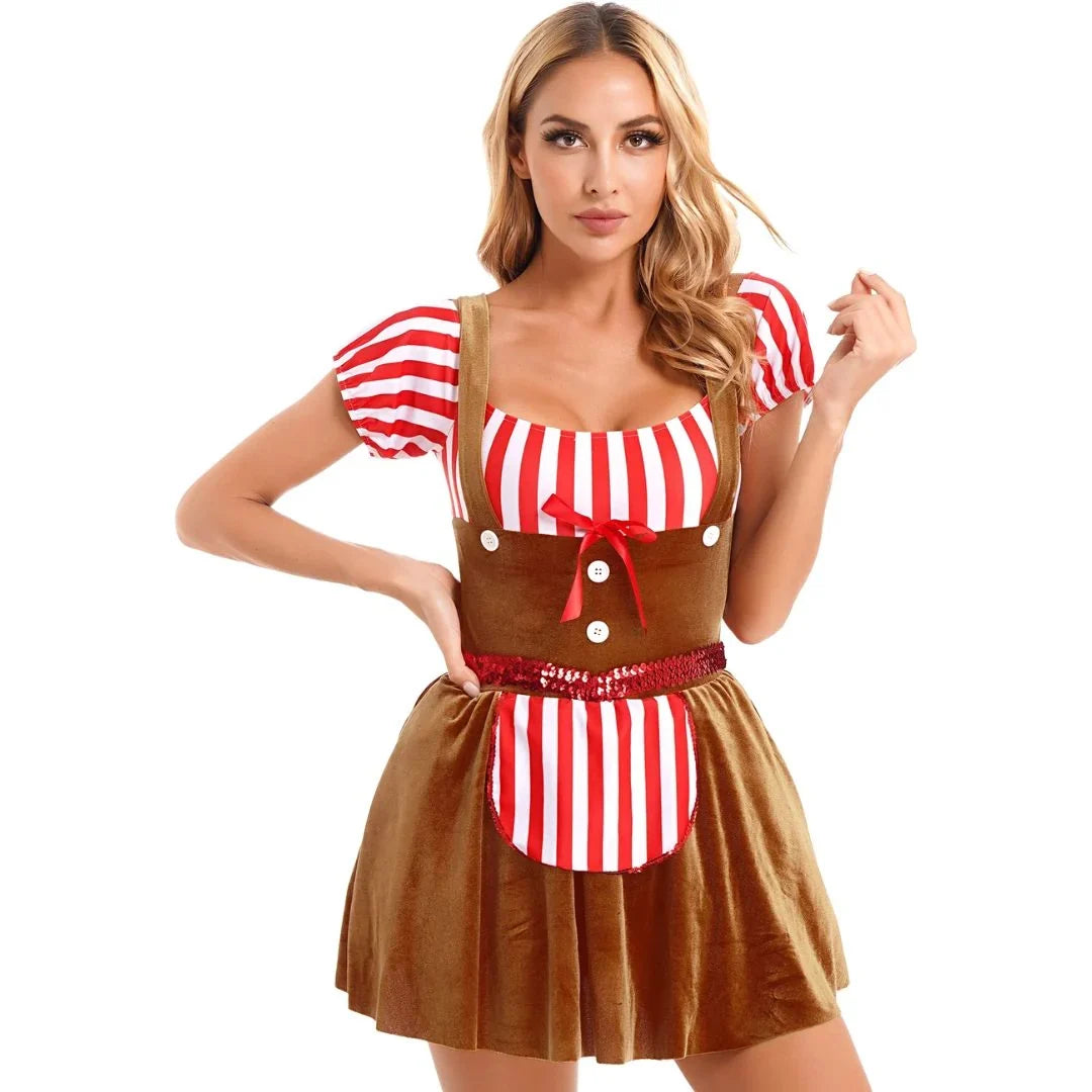 Traditionelles bayerisches Dirndl für Volksfeste und Oktoberfest