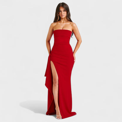 Elegantes fließendes Maxikleid