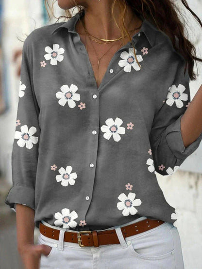 Bluse mit Blumenmuster für Damen