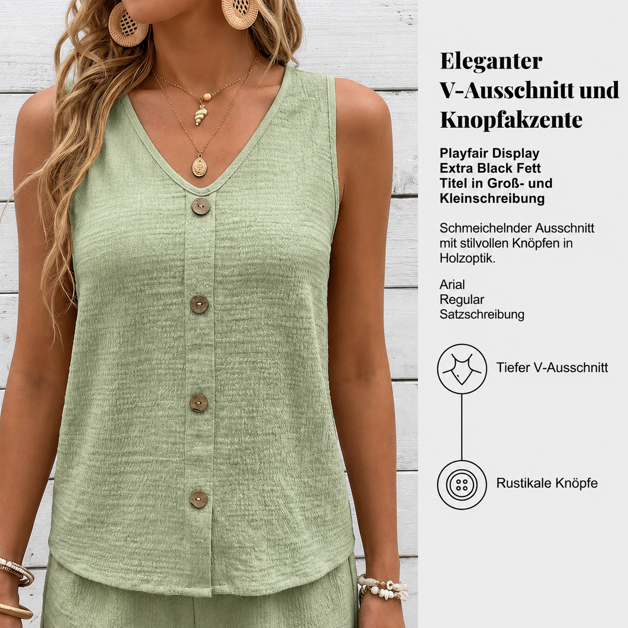 Stylisches Damen Zweiteiler-Set mit Crinkle-Struktur für Alltag und Ferien