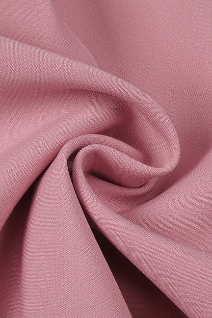 Midi-Kleid mit einer Schulter und Schleifendetail