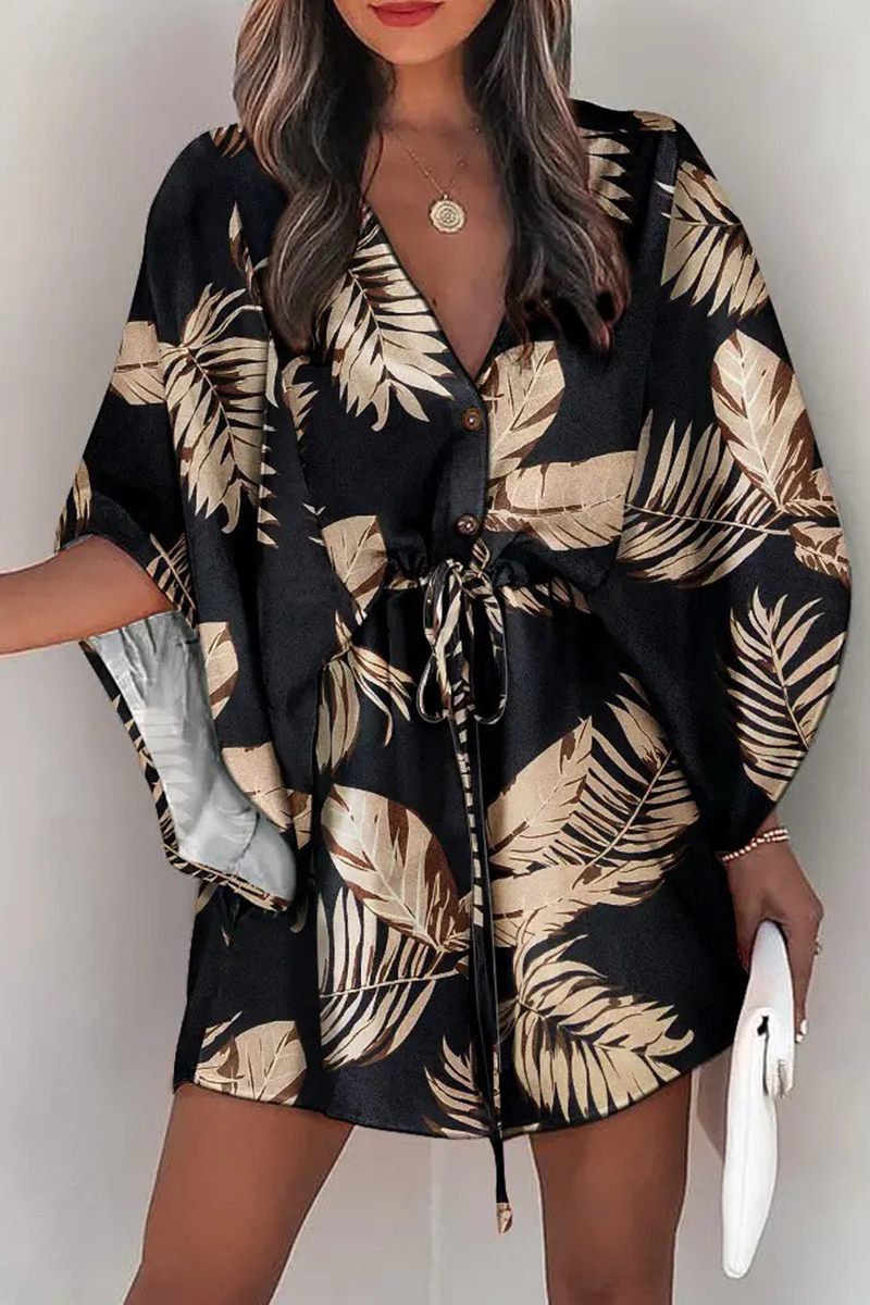 Sommerlicher Damen-Jumpsuit mit Print für Alltag und Ferien