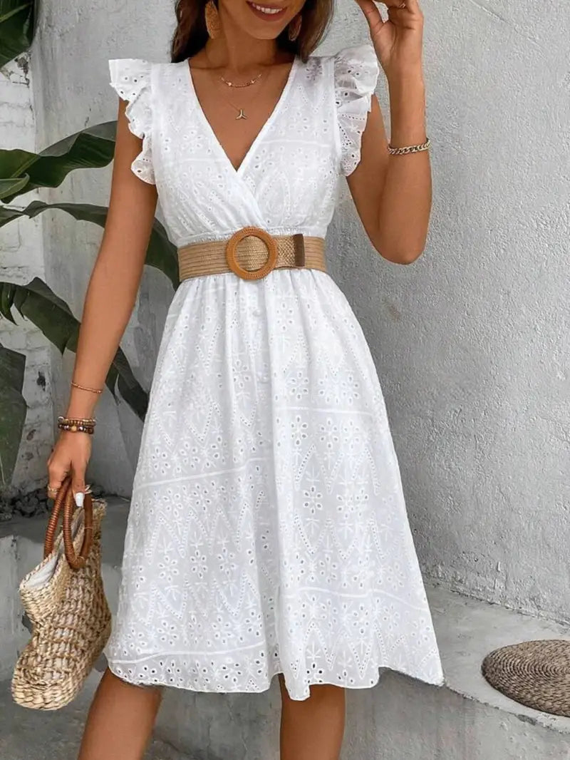 Kleid mit Fledermausärmeln