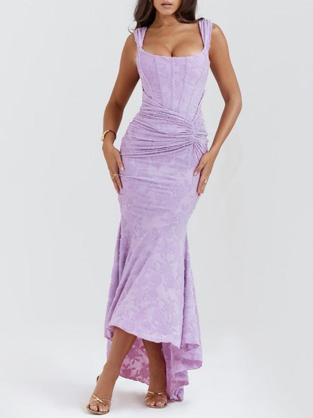 Maxikleid mit Glockenblumenmuster