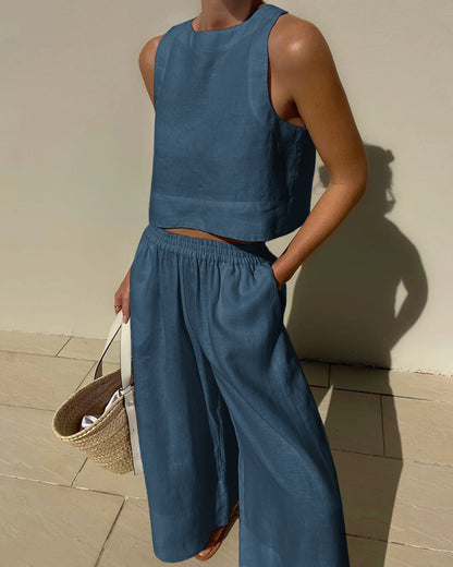 Damen-Zweiteiler als bequemer Sommerlook