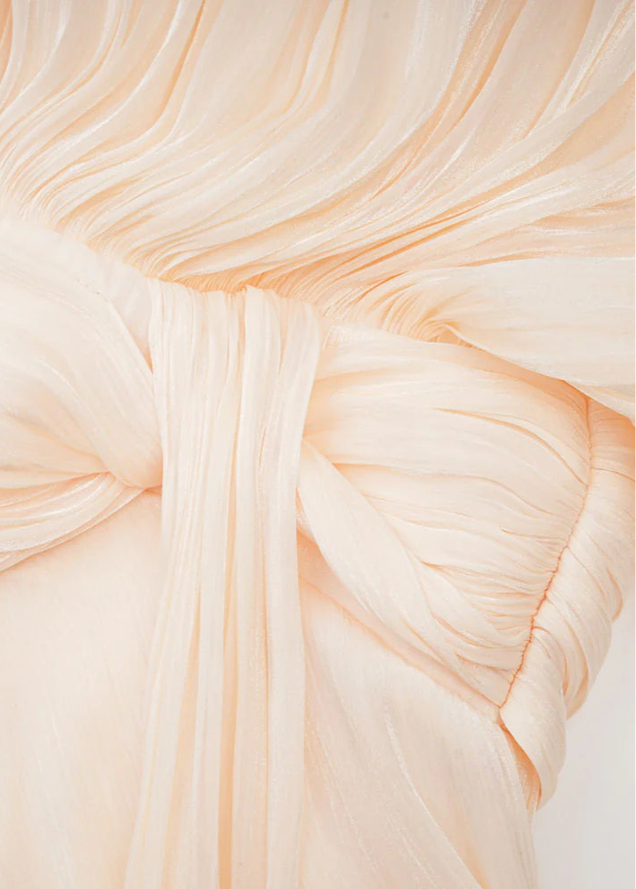 Estelle Champagner Satin Negligékleid