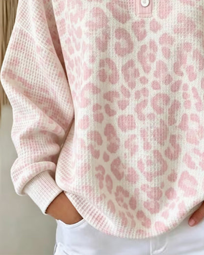 Rückansicht des lässig geschnittenen Damen-Sweatshirts