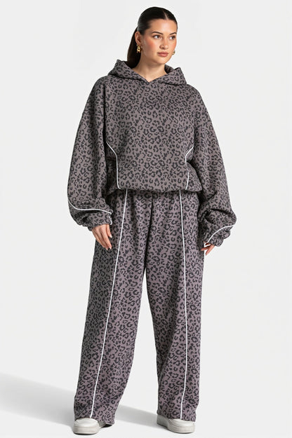 Damen Jogginganzug Mit Leopardenmuster