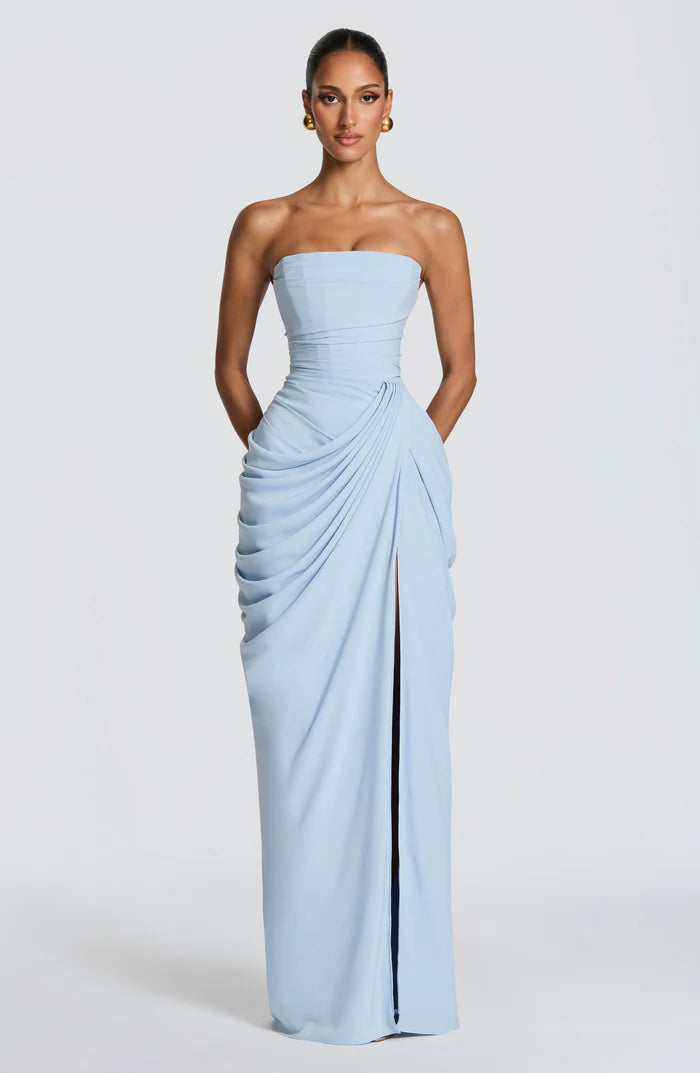 Amelia Ärmelloses Maxikleid mit Seitenschlitz