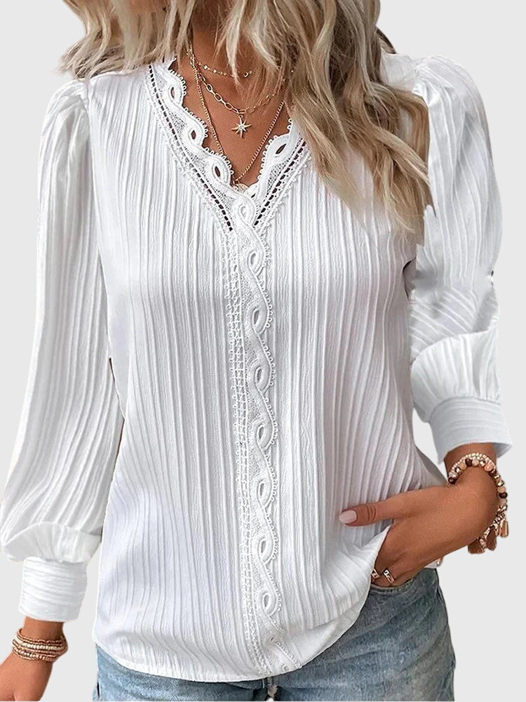 Elegante Pulloverbluse für Damen
