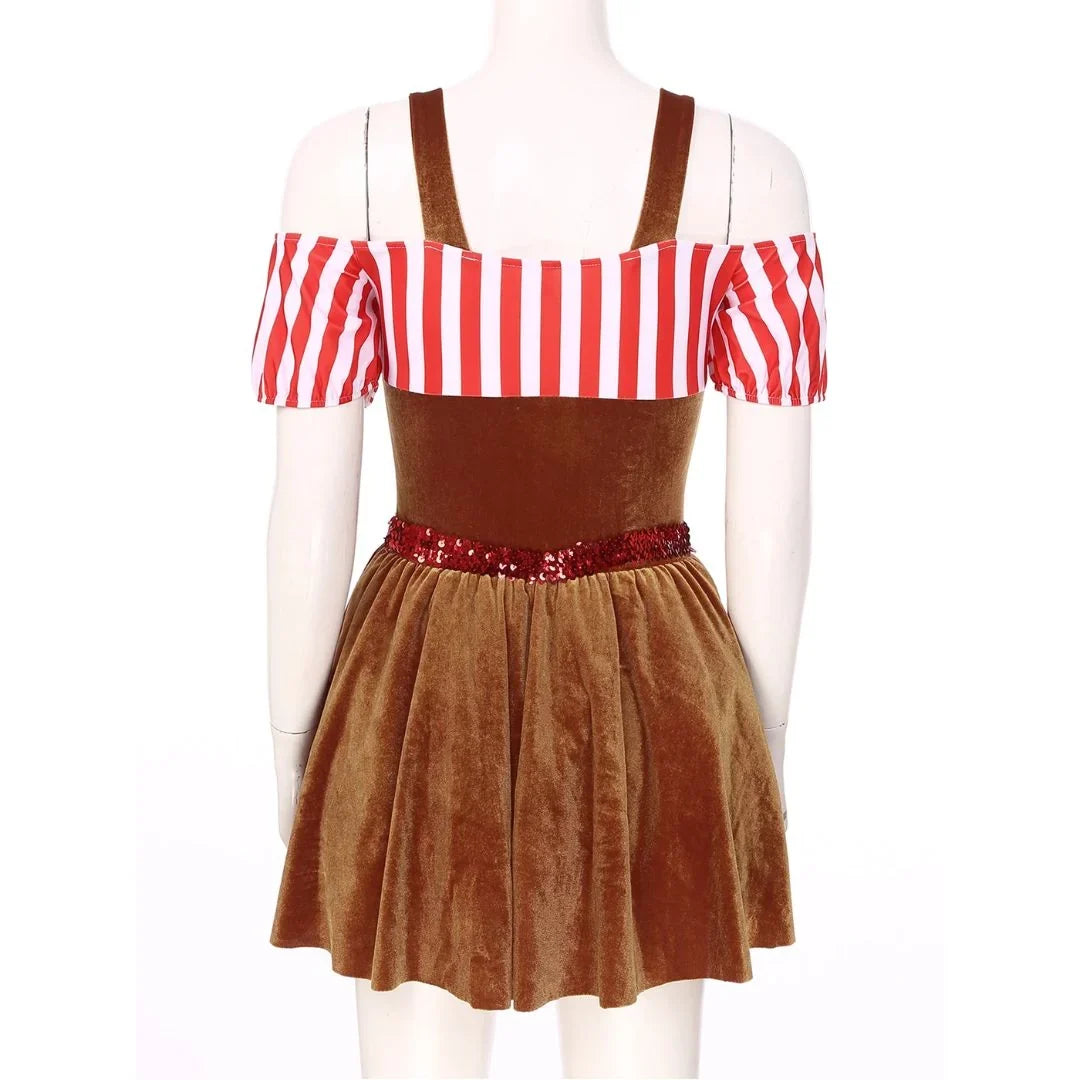 Detailansicht des Oberteils am Damen-Dirndl