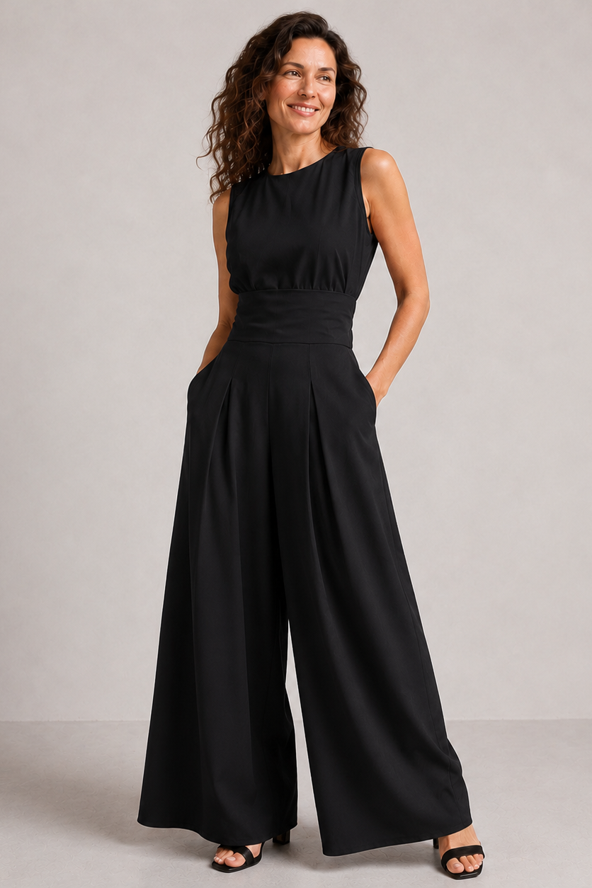 Damen Sleek V-Ausschnitt Overall