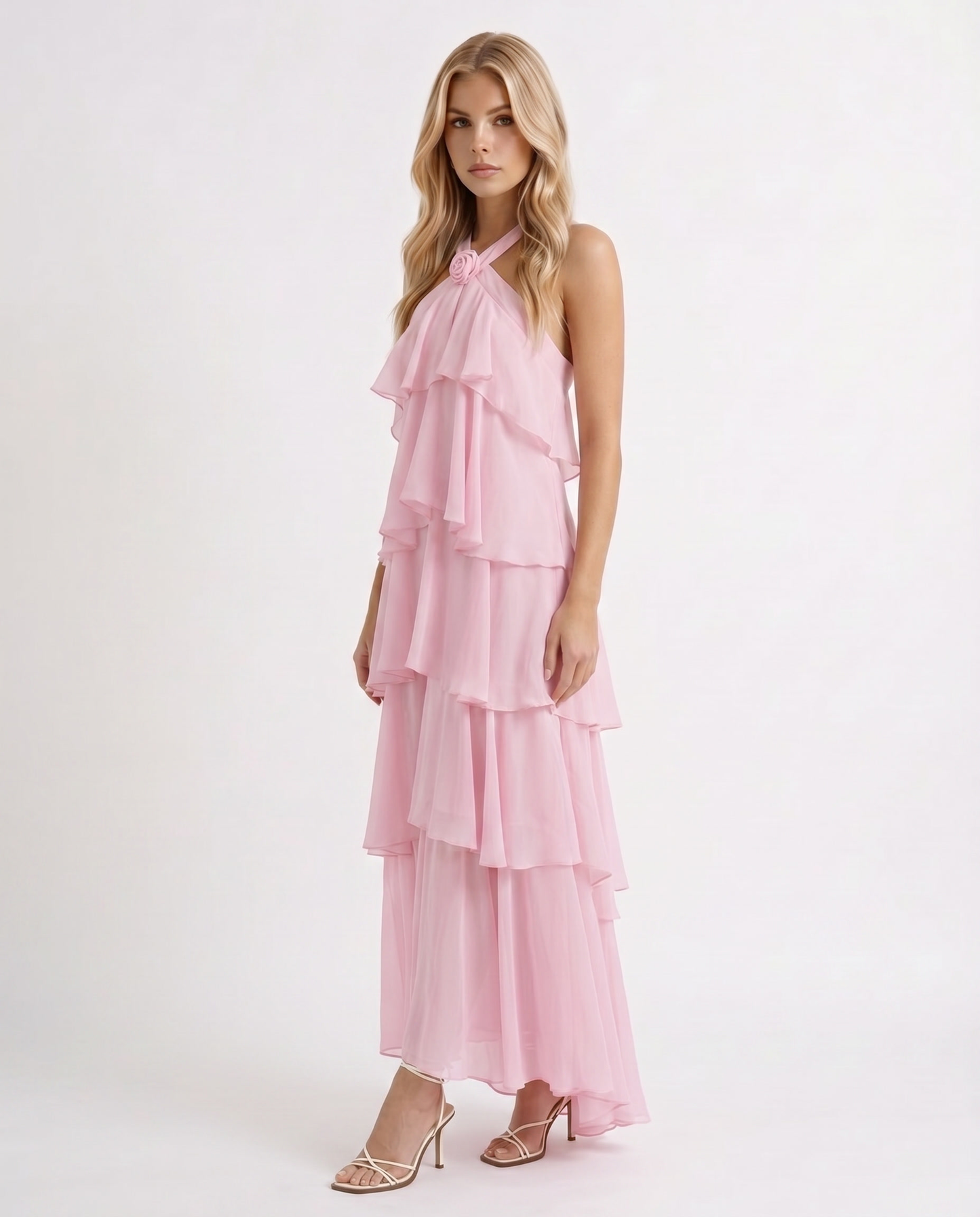 Elegantes ärmelloses Felicia Maxikleid