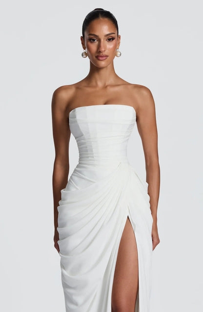 Amelia Ärmelloses Maxikleid mit Seitenschlitz