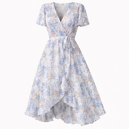 Florales Midikleid mit eleganter Silhouette