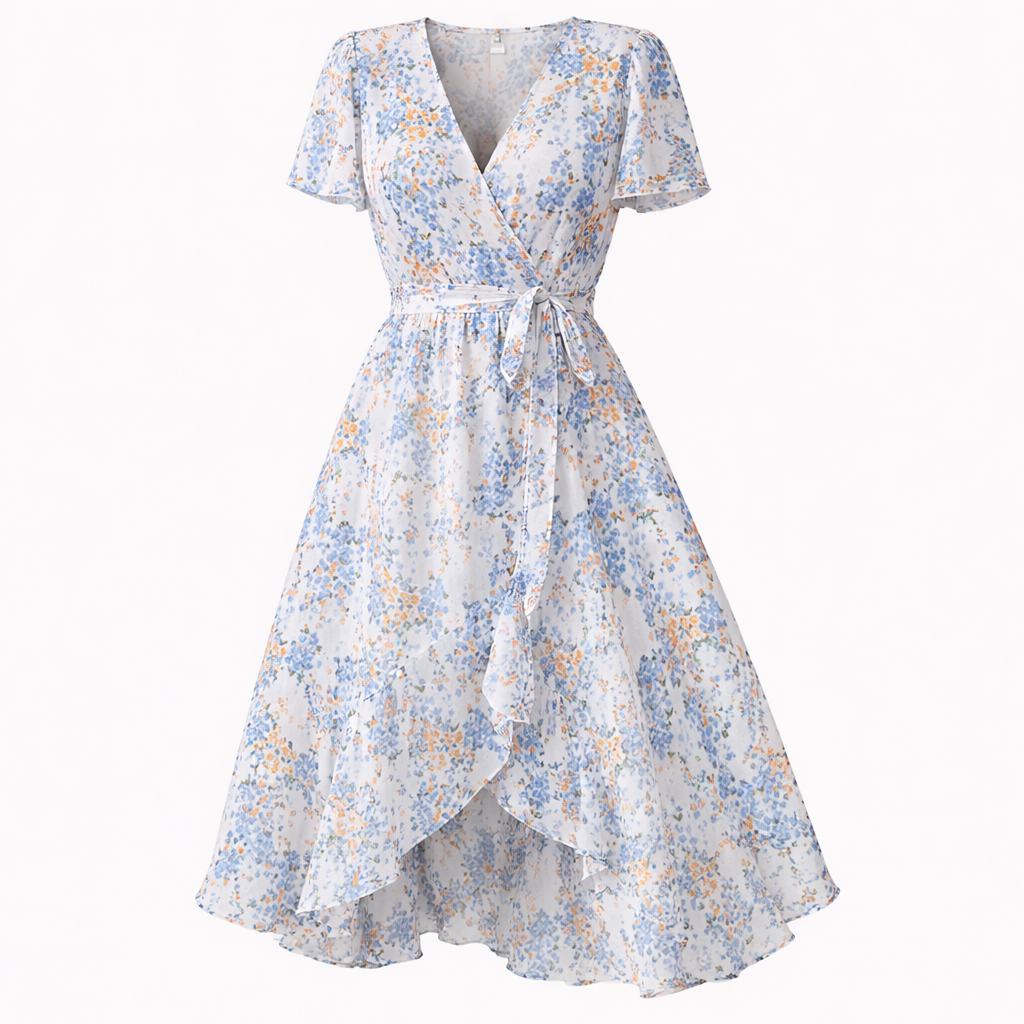 Blumiges Midikleid für Damen