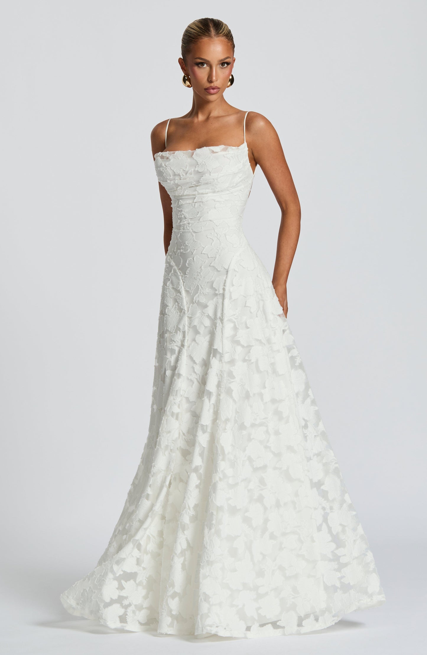 Damentop Louise Maxikleid ohne Ärmel