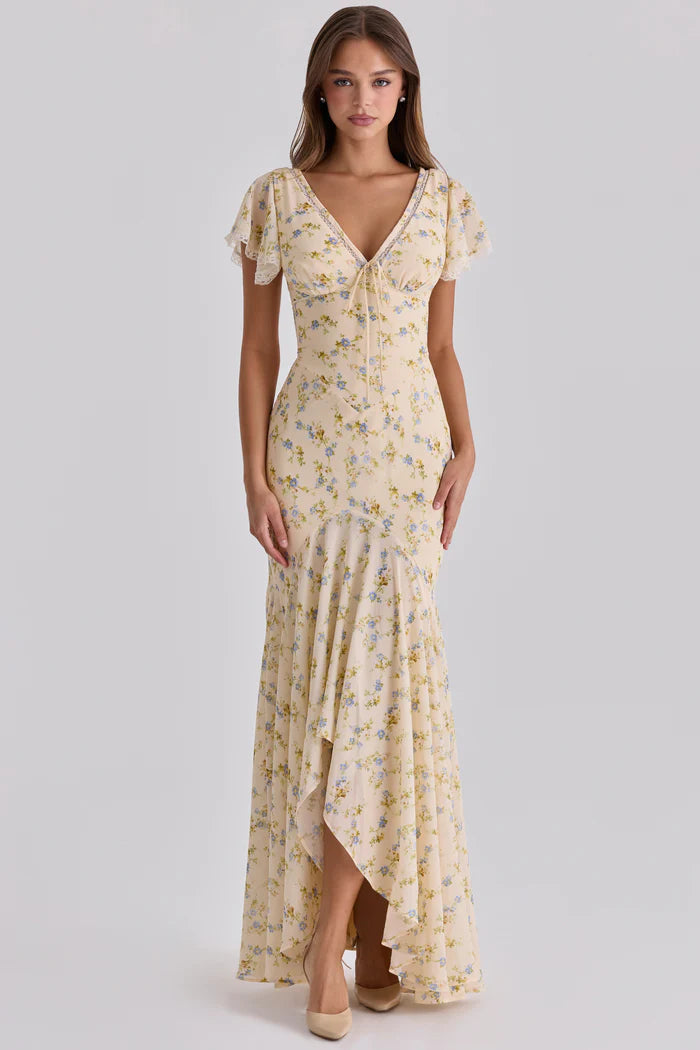 Elegantes Amina Maxikleid für Damen