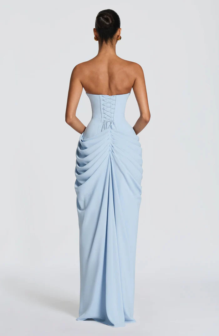 Amelia Ärmelloses Maxikleid mit Seitenschlitz