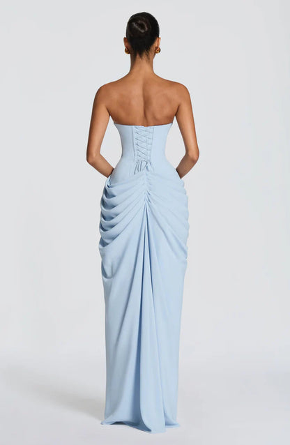 Amelia Ärmelloses Maxikleid mit Seitenschlitz