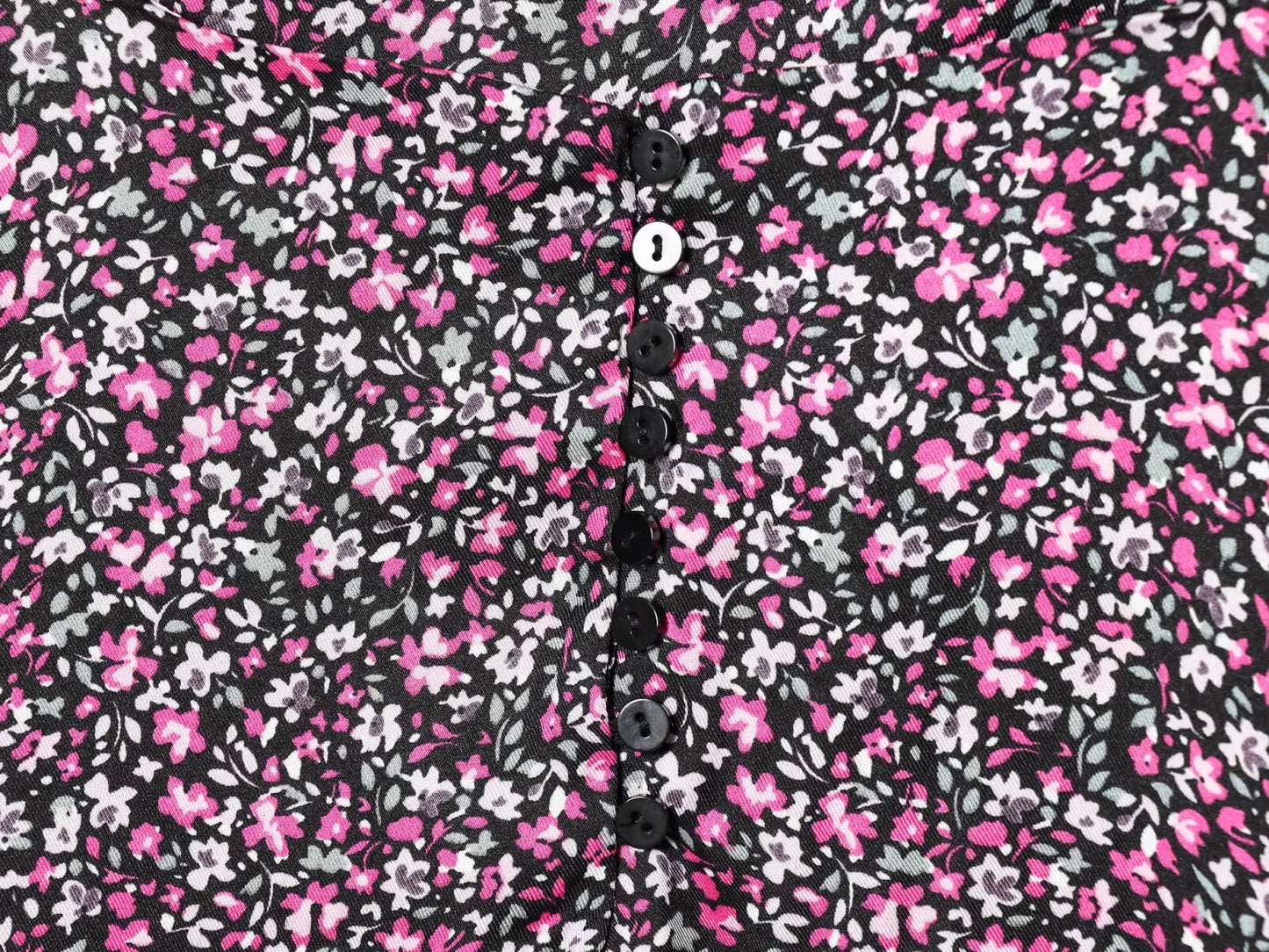Damen V-Ausschnitt Blumiger Chiffon Unterkleid Ärmelloses Sommerkleid