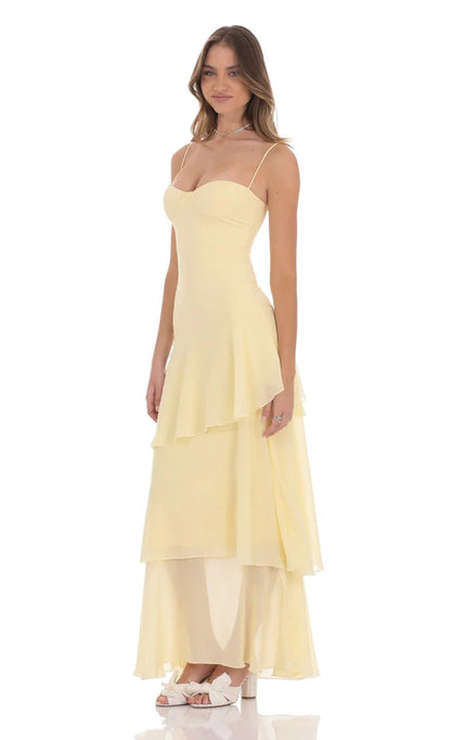 Elegantes Lucy Maxikleid für Damen