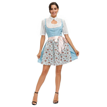 Damen-Dirndl mit traditionellem Mieder und bequemem Rock