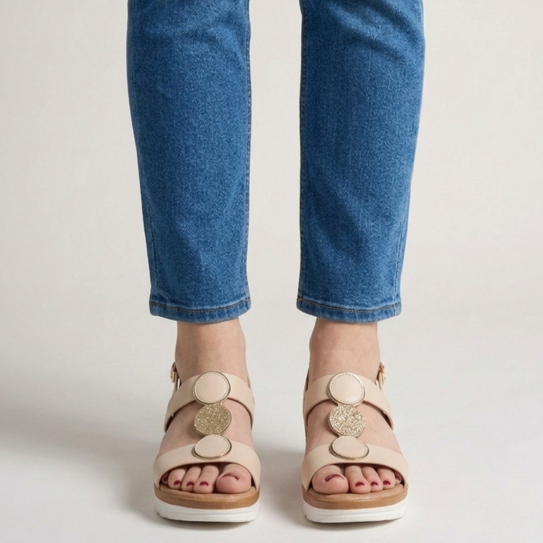Stylische Keilabsatz-Sandale mit Komfort für Damen