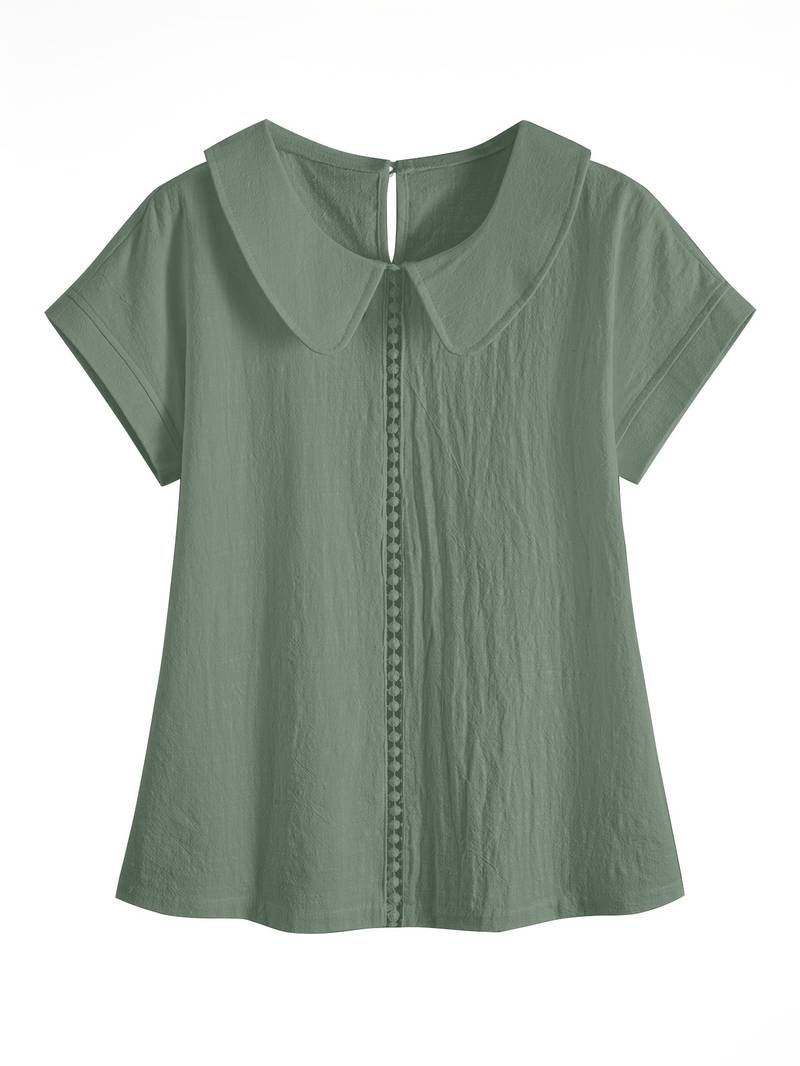 Eleganter Damen Kurzarm Pullover für Alltag und Büro