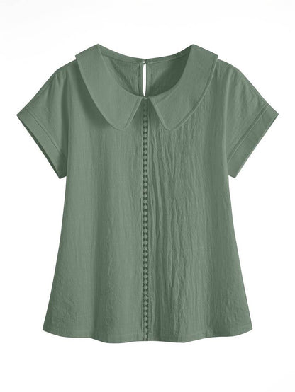 Eleganter Damen Kurzarm Pullover für Alltag und Büro