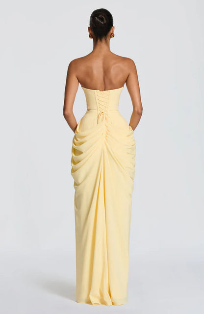 Amelia Ärmelloses Maxikleid mit Seitenschlitz