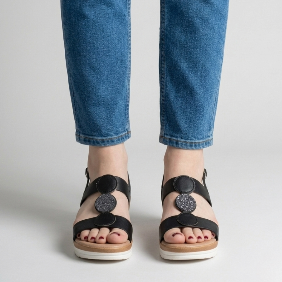 Stylische Keilabsatz-Sandale mit Komfort für Damen