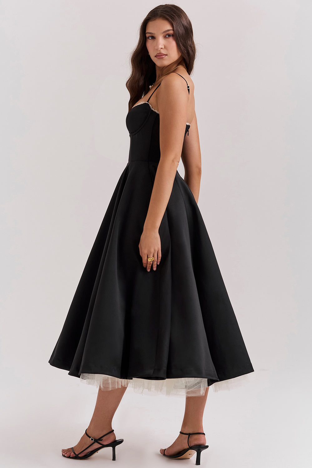 Evelina Elegantes Midikleid für Damen