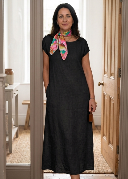 Atmungsaktives locker sitzendes Freizeitkleid für Damen