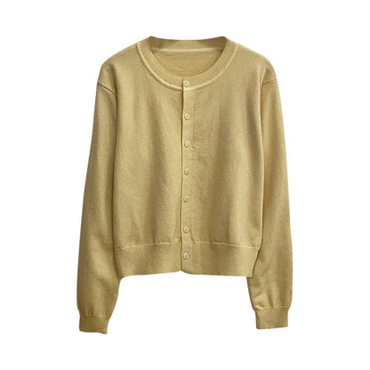 Strickcardigan für Damen mit Knopfleiste vorne