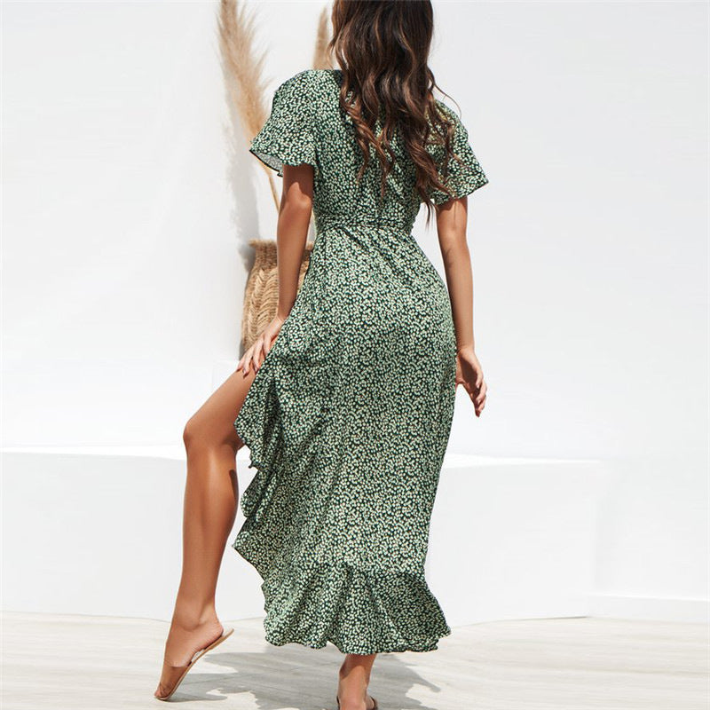 Maxikleid in Rosarot für Damen