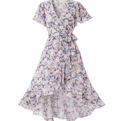 Blumiges Midikleid für Damen