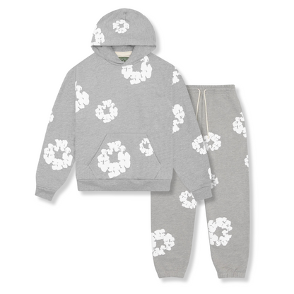 Boho Blumen Gemütliches Outfit Set