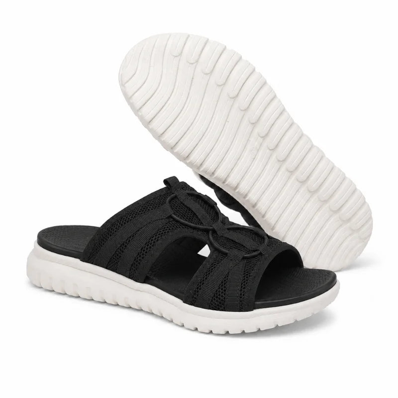 Damen Schlupfsandalen Mit Breiter Passform Leicht