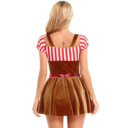 Detailansicht der traditionellen Verarbeitung am Dirndl